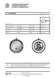 8 Â¾Â´Â´Â´ ETA 956.652 - Primrose Supplies