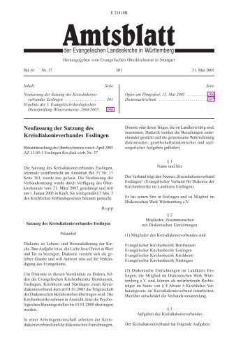 2005/17 S. 301 - Kirchenrecht-ekwue.de