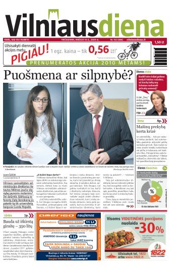 PuoÅ¡menaarsilpnybÄ? - Diena.lt