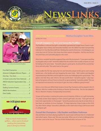 Issue 3 - Arizona Womens Golf Association