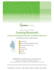 Fuzzing Bluetooth - Codenomicon