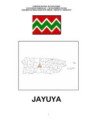 Jayuya - Elecciones Generales 2004