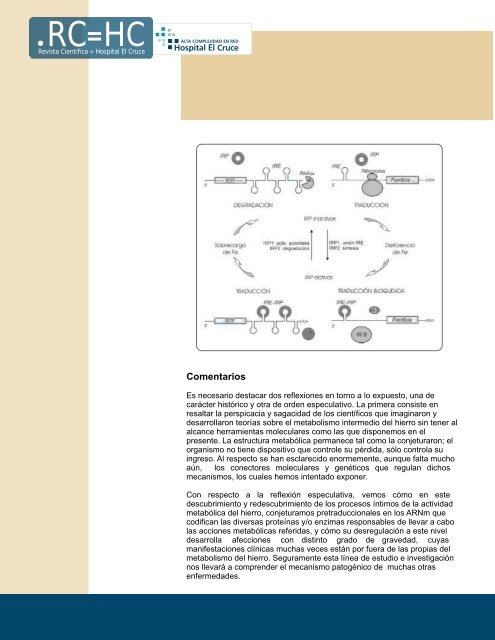 Revista CientÃ­fica = Hospital El Cruce