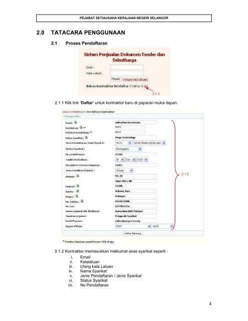 Manual Kontraktor - Sistem Tender Dokumen dan Sebutharga ...