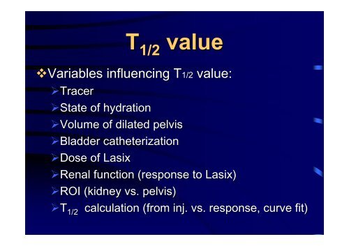 Diuretic Renal Scan Interpretation