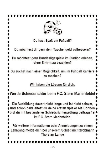 1. E-Junioren - FC Stern Marienfelde e.V.