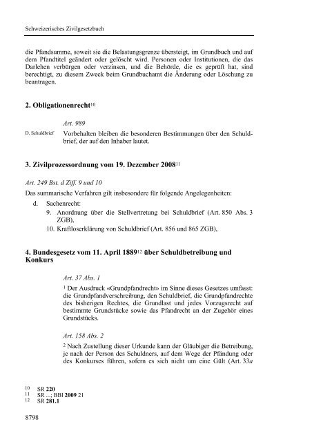 Schweizerisches Zivilgesetzbuch
