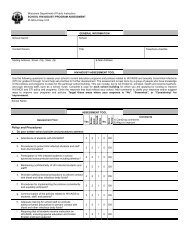 School HIV/AIDS/STI Assessment Tool - Student Services ...