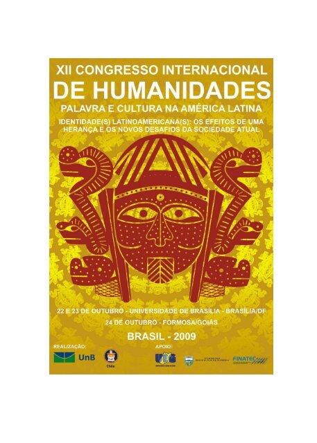 XII Congresso Internacional de Humanidades - Décimo Sexto ...