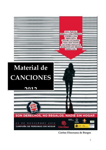 Material de CANCIONES 2012 - Caritas Diocesana de Sevilla