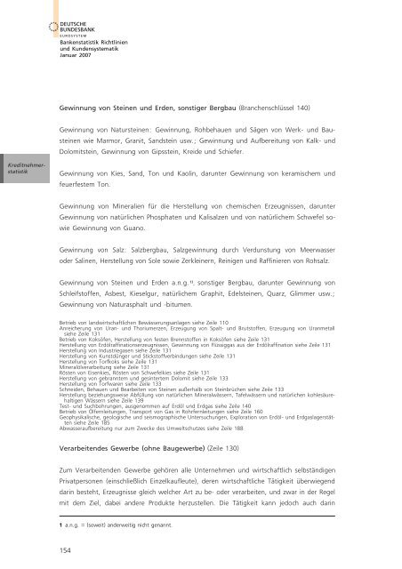 Bankenstatistik, Richtlinien und ... - Hochschule Magdeburg-Stendal