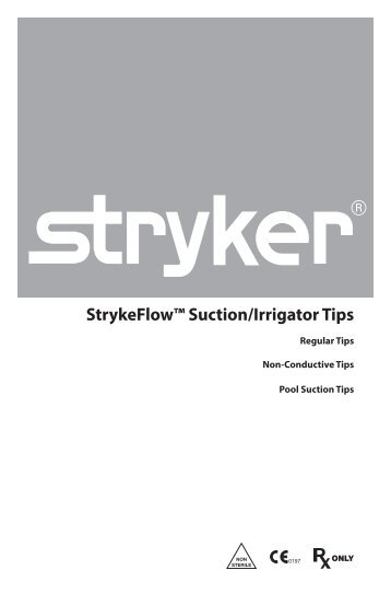 StrykeFlow™ Suction/Irrigator Tips - Stryker