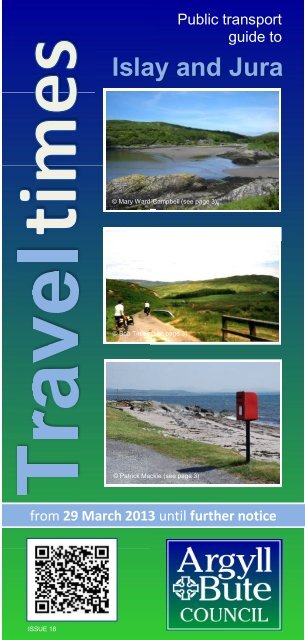 Area Transport Guide for Islay and Jura Issue 18 (29 March 2013)