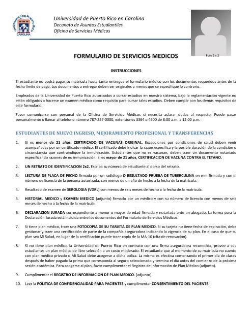 informacion de planes medicos en puerto rico