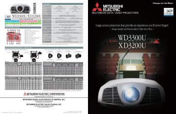 multimedia data / video projectors wd3300u/xd3200u