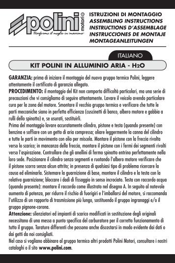 KIt PoLInI In aLLumInIo arIa - H2o