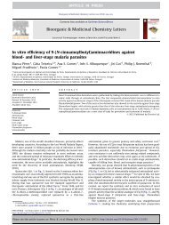 Bioorganic & Medicinal Chemistry Letters - miguelprudencio.com