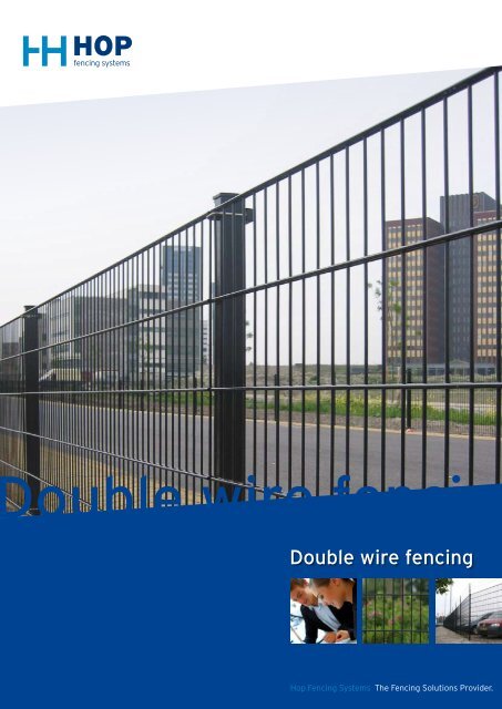 Double wire fencing - Hop Hekwerken