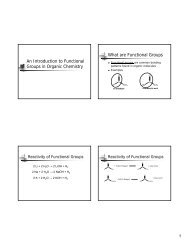 An Introduction to Functional Groups in Organic Chemistry What are ...