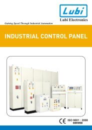 CONTROL PANEL CATALOGUE.cdr - Lubi Electronics