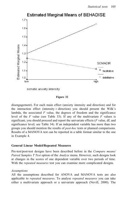 A Step by Step Guide for SPSS and Exercise Studies