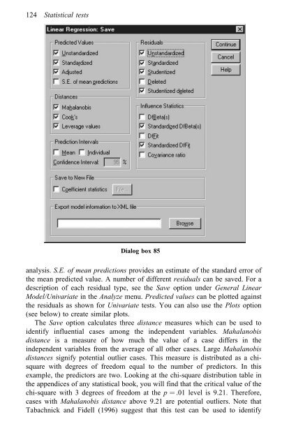 A Step by Step Guide for SPSS and Exercise Studies