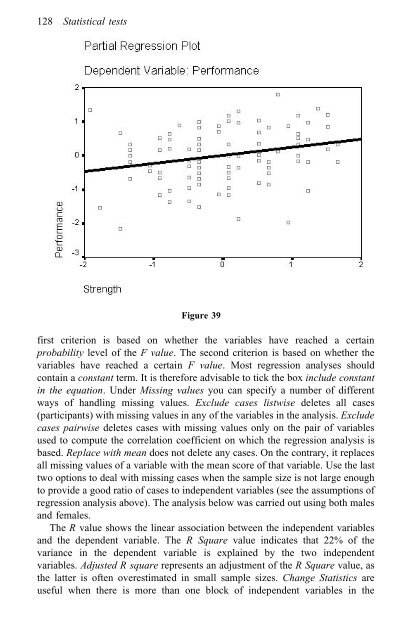 A Step by Step Guide for SPSS and Exercise Studies