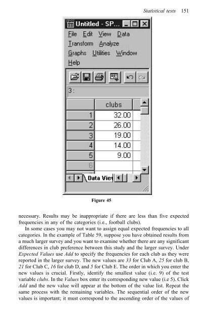 A Step by Step Guide for SPSS and Exercise Studies