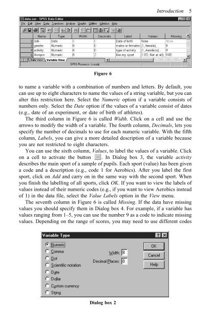 A Step by Step Guide for SPSS and Exercise Studies