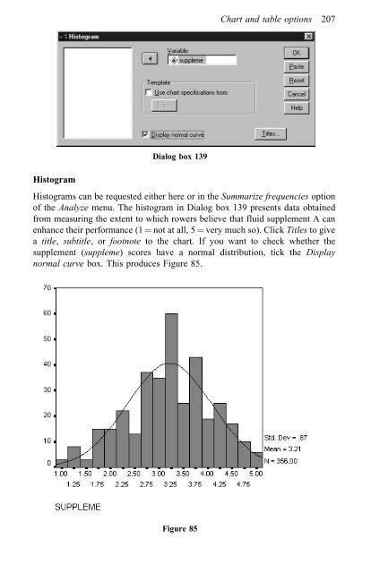 A Step by Step Guide for SPSS and Exercise Studies