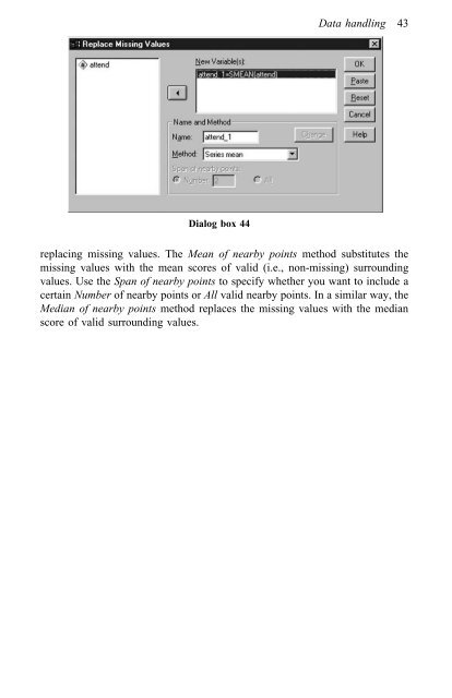 A Step by Step Guide for SPSS and Exercise Studies