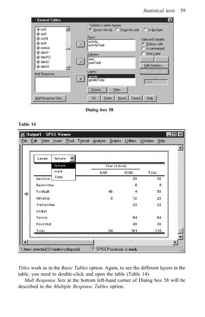 A Step by Step Guide for SPSS and Exercise Studies