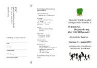 Flyer zur Bergwanderung - Hessisch- Waldeckischer Gebirgs