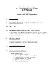 2013-03-04 Board Agenda - New Hope-Solebury School District