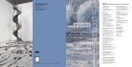 Am AnfAng Anselm Kiefer - Stiftung für Kunst und Kultur eV