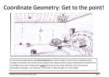 Coordinate Geometry: Get to the point! - Project Maths