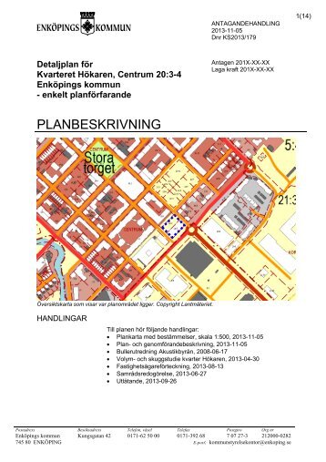Plan - Enköping