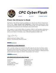 CPC CyberFlash - NOAA Corps Commissioned Personnel Center