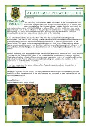 Issue 2 - Kingsmead College