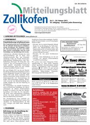 mitteilungsblatt - Druckerei Gerteis AG