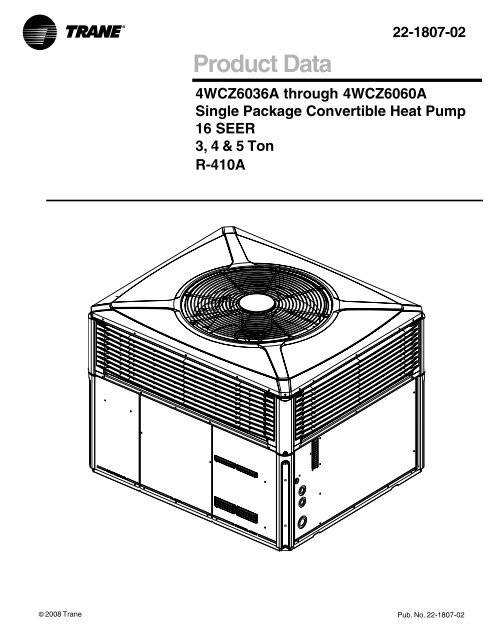 24 Volt Field Wiring Diagram For A 4 Ton Trane Heat Pump Split System from img.yumpu.com