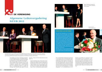 Algemene ledenvergadering NVVB 2012