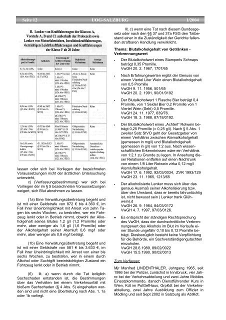 Zeitung 01/2004 - UOG - Salzburg