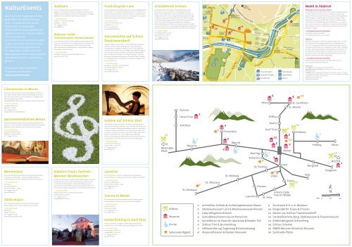 Kultur-Karte mit Lageplan (PDF - 1,38 MB) - Meraner Land