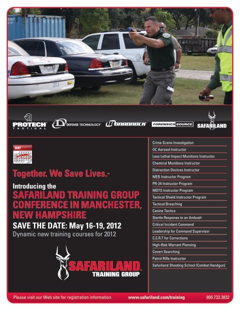 safariland training group conference in manchester, new hampshire