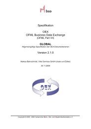 Spezifikation OEX OFML Business Data Exchange GLOBAL Version 2.1.0 ...