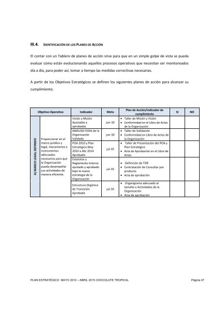 Plan EstratÃ©gico para la UniÃ³n de Organizaciones de Productores ...