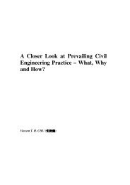A Closer Look at Prevailing Civil Engineering Practice - European ...