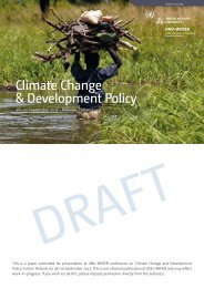 Climate change adaptation in the context of ... - UNU-WIDER