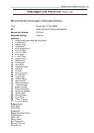Sitzung des Verbandsgemeinderats am 21. März 2013